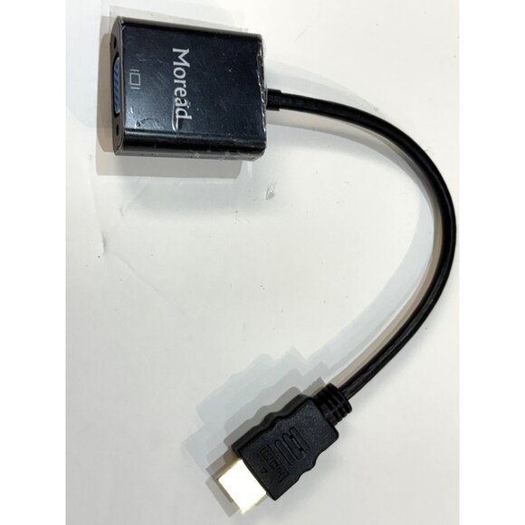 Moread HDMI To VGA Adapter With Cable - Durable & Compact Design - Picture 3 of 4